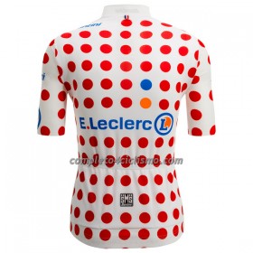 Maglia 2023 Tour de France Manica Corta Rosso Bianco